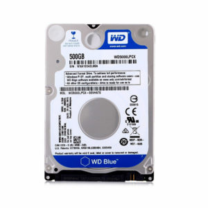WD INTERNAL NOTEBOOK HARD DRIVE (BLUE) 500GB 2.5" SATA