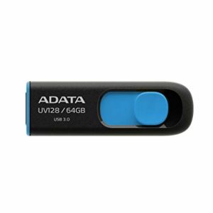 ADATA UV 128 BLACK BLUE 64 GB Pendrive