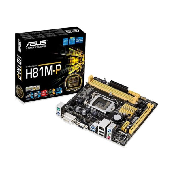 Asus H81M-P DDR3 4th Gen.LGA1150 Socket Mainboard