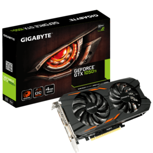 Gigabyte GTX 1050 Ti Windforce OC 4GB DDR5 Graphics Card