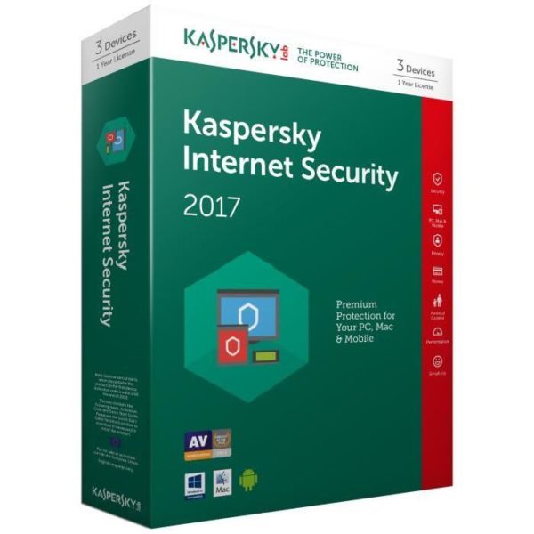Kaspersky 2017 Internet Security 1 User