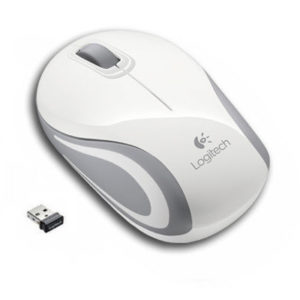 Logitech M187 White Wireless Mouse