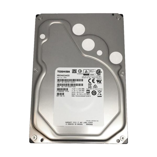 Toshiba MD04ACA400 4TB SATA 7200RPM 3.5 Inch HDD (Desktop)