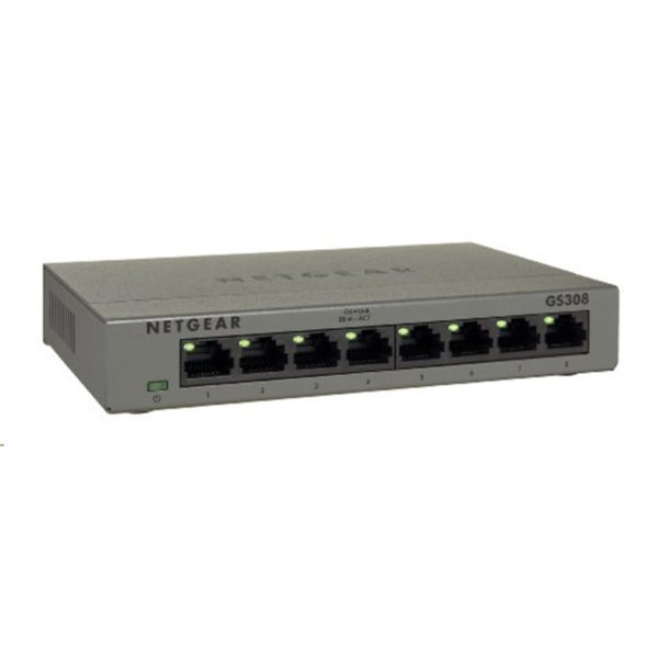 Netgear-GS308 8-Port Gigabit Desktop Switch