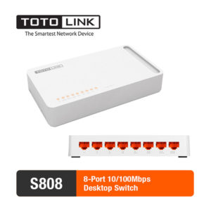TOTOLINK S808 8-Port 10/100Mbps Desktop Switch