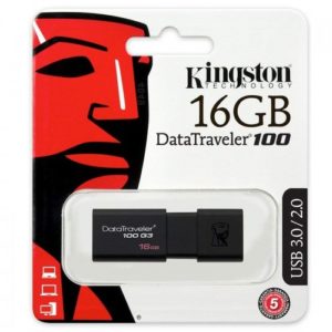 Kingston Digital 16GB 100 G3 USB 3.0 Pendrive